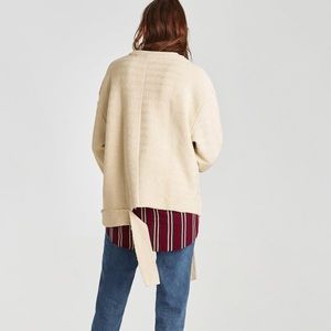 Zara distressed sweater